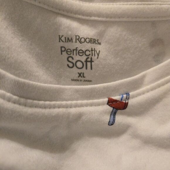 Kim Rogers XL Perfectly Soft T Shirt 4th Of July Popsicle Ice Cream T Shirt... - Picture 3 of 6